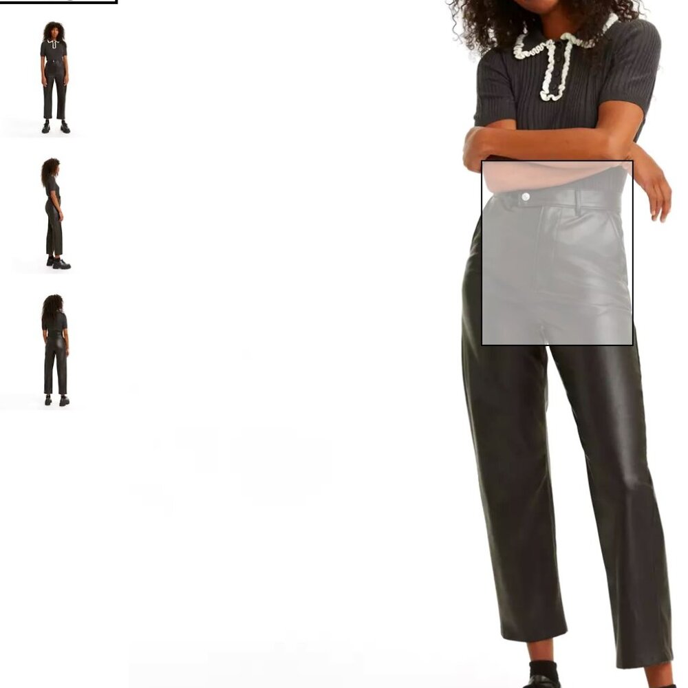 levi's premium Math Club faux leather pants